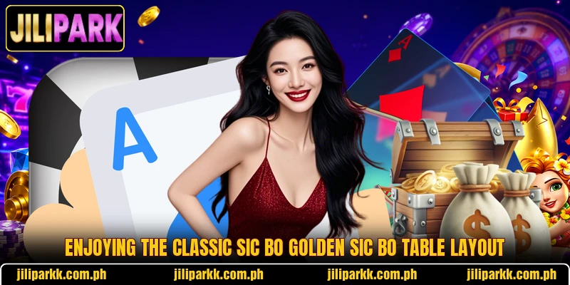 Enjoying the classic Sic Bo Golden Sic Bo Table layout Enjoying the classic Sic Bo Golden Sic Bo Table layout