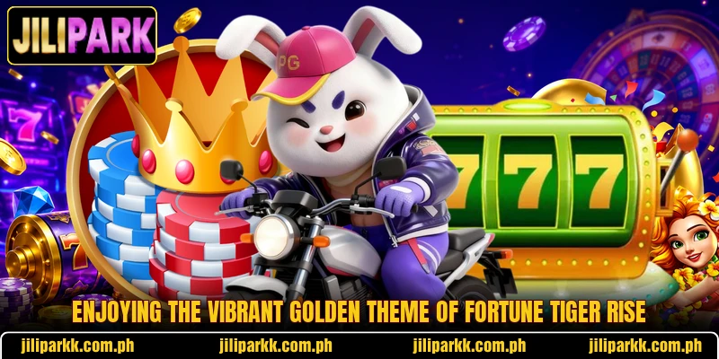 Enjoying the vibrant golden theme of Fortune Tiger Rise