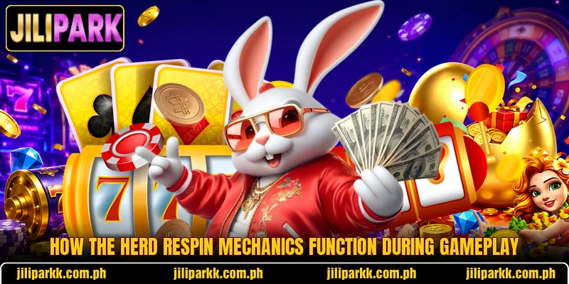 How the herd respin mechanics function during gameplay