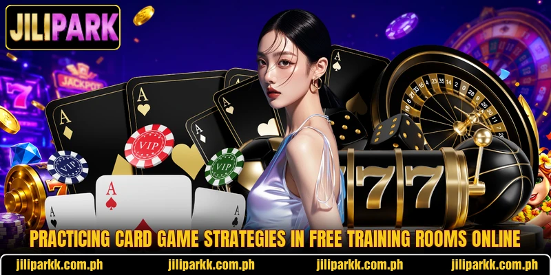 Practicing card game strategies in free training rooms online