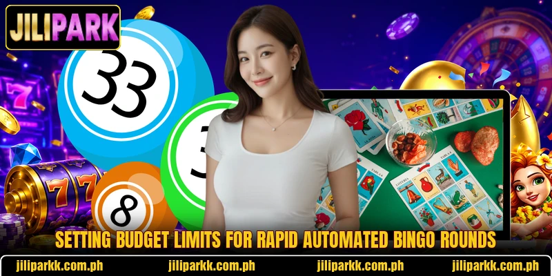 Setting budget limits for rapid automated bingo rounds