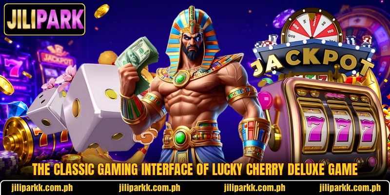 The classic gaming interface of Lucky Cherry Deluxe game