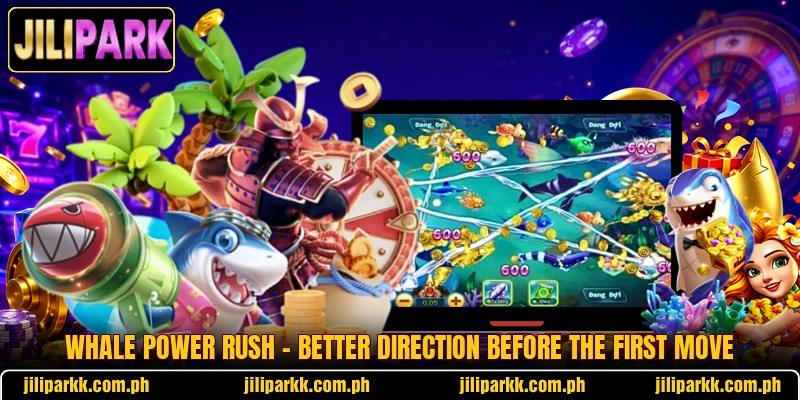 Whale Power Rush - Better Direction Before The First Move
